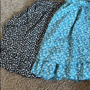 Cute ruffle skirts. NWOT